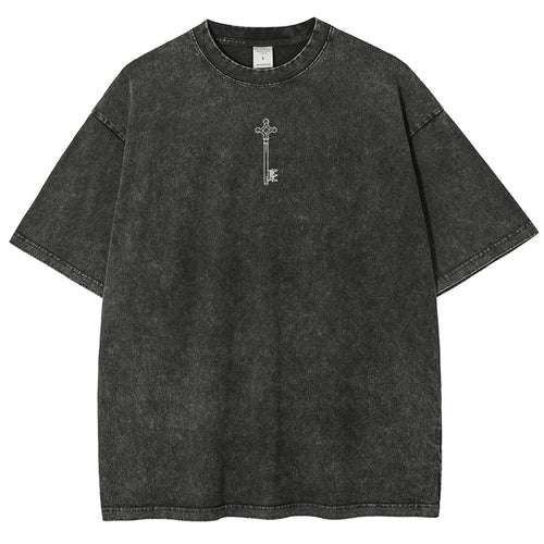 Attack on Tiitan Unisex Fit Washed T-Shirt