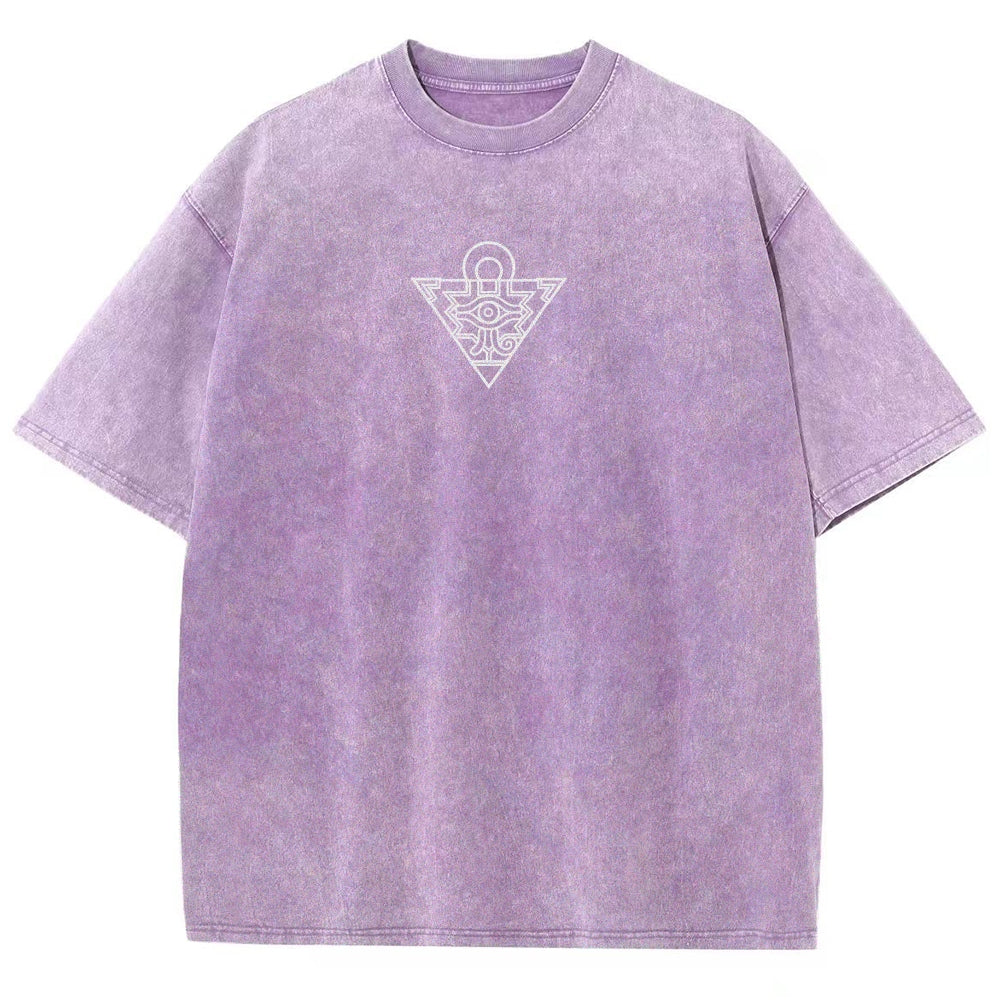 Yu-Gi-Oh! Unisex Fit Washed T-Shirt Streetwear