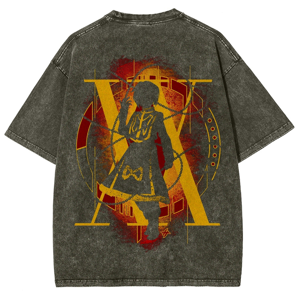 HunterxHunter Unisex Fit Washed T-Shirt 2502004484