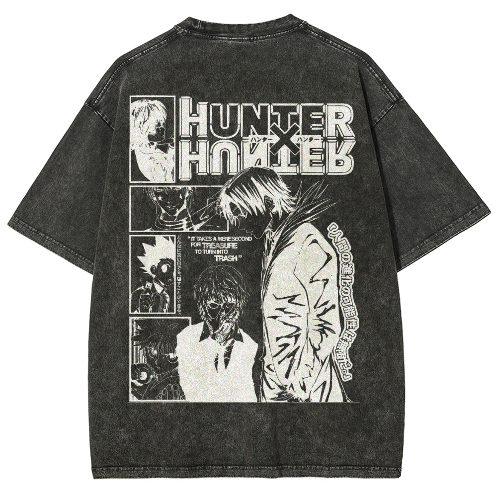 HunterxHunter Unisex Fit Washed T-Shirt 2502004490