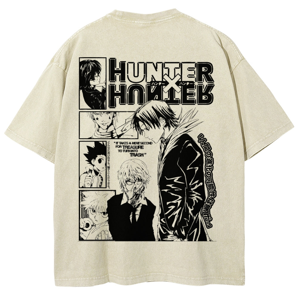 HunterxHunter Unisex Fit Washed T-Shirt 2502004490