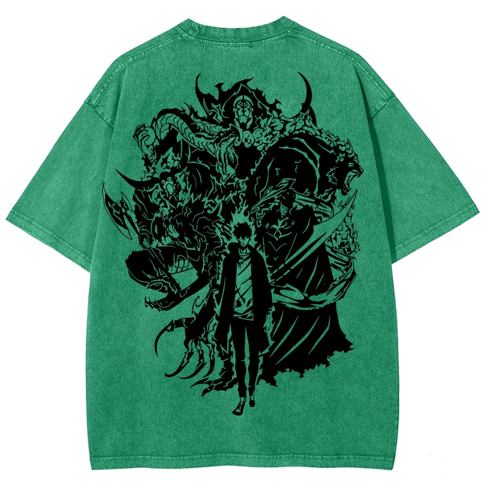 solo levelingUnisex Fit Washed T-Shirt 2502004720
