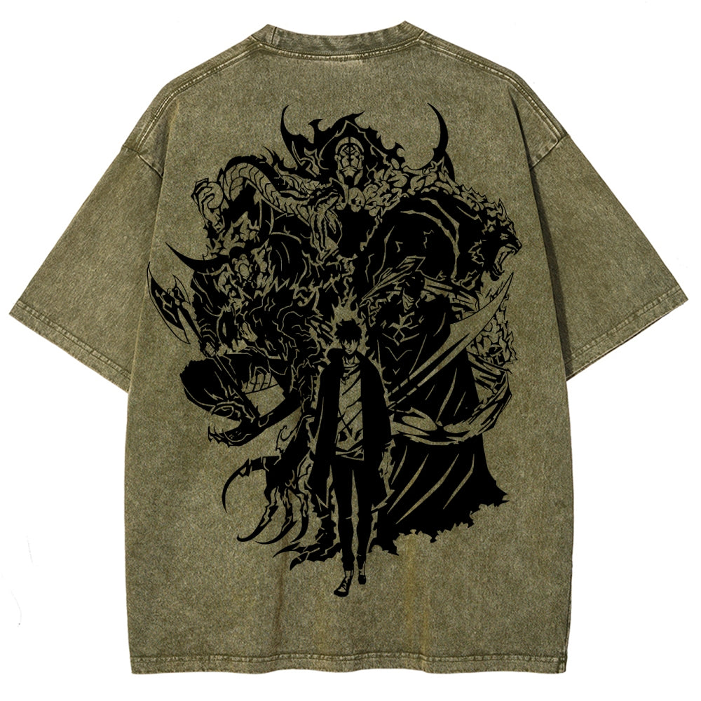 solo levelingUnisex Fit Washed T-Shirt 2502004720