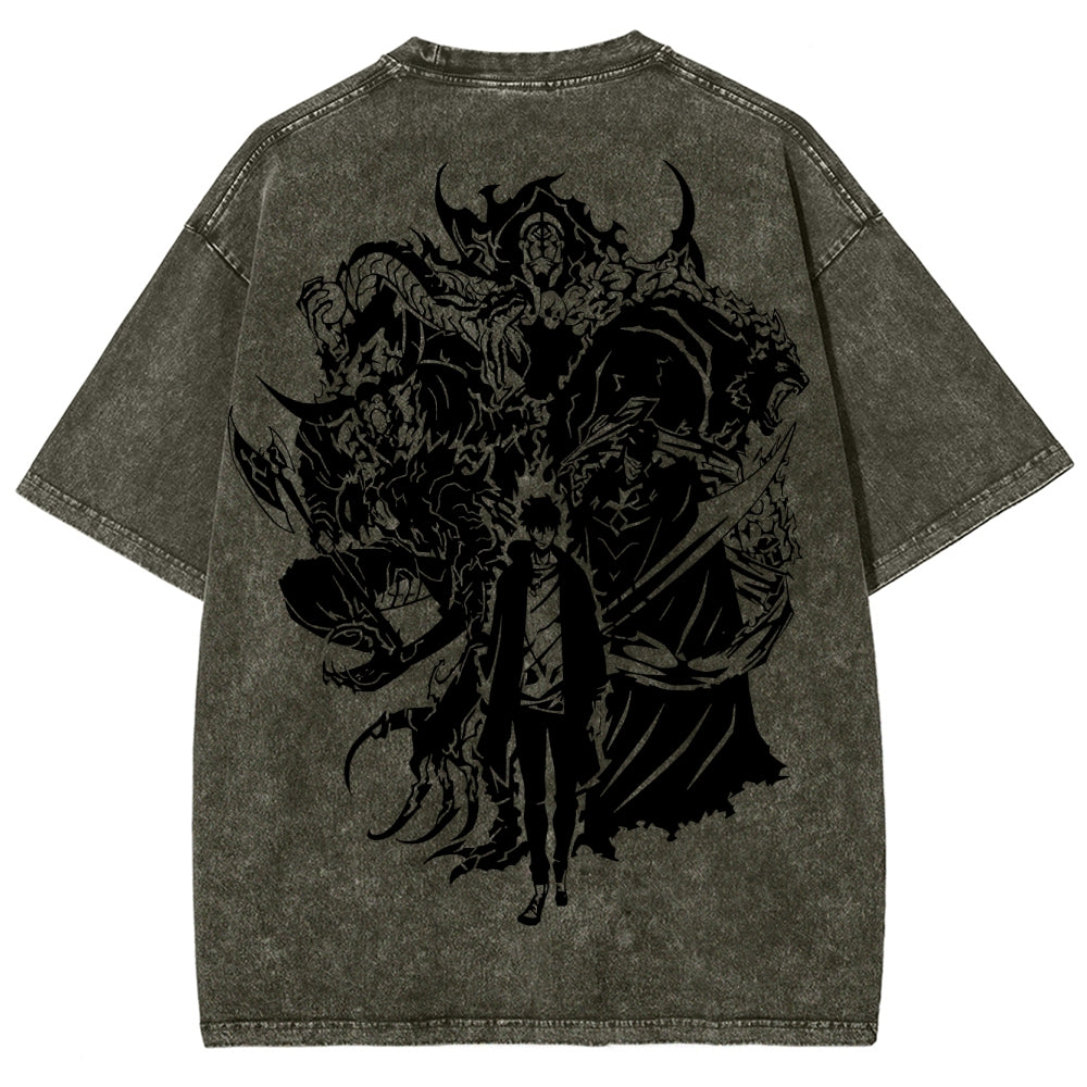 solo levelingUnisex Fit Washed T-Shirt 2502004720
