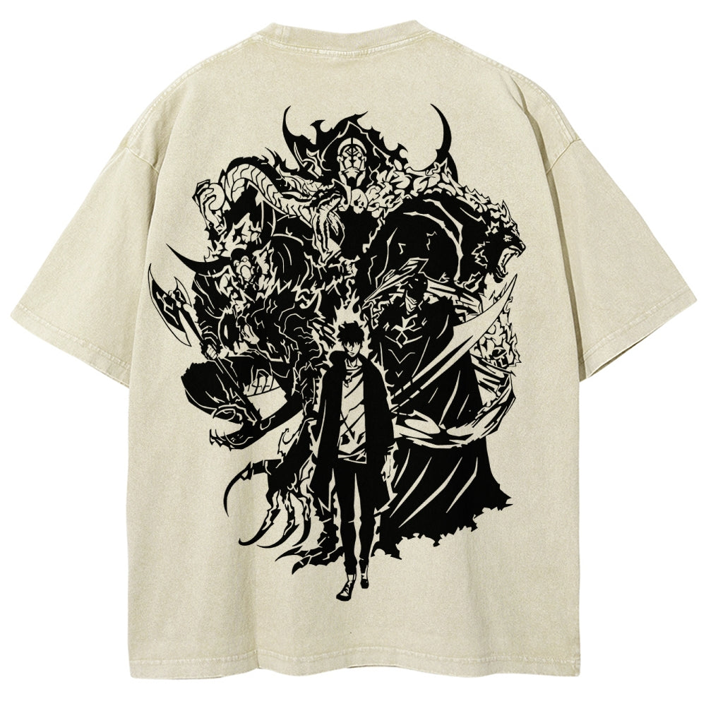 solo levelingUnisex Fit Washed T-Shirt 2502004720