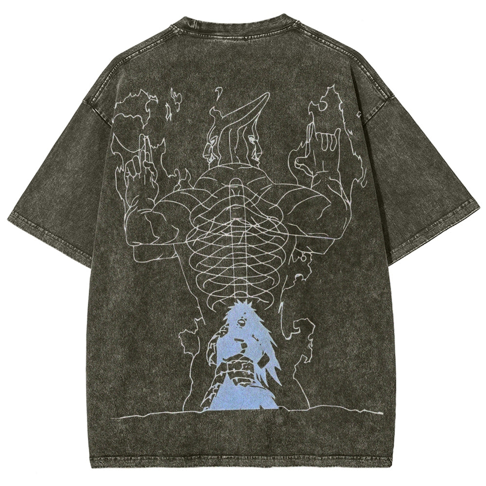 Naruto Unisex Fit Washed T-Shirt 2502006948
