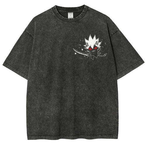 BLACK CLOVER Unisex Fit Washed T-Shirt 2502008163