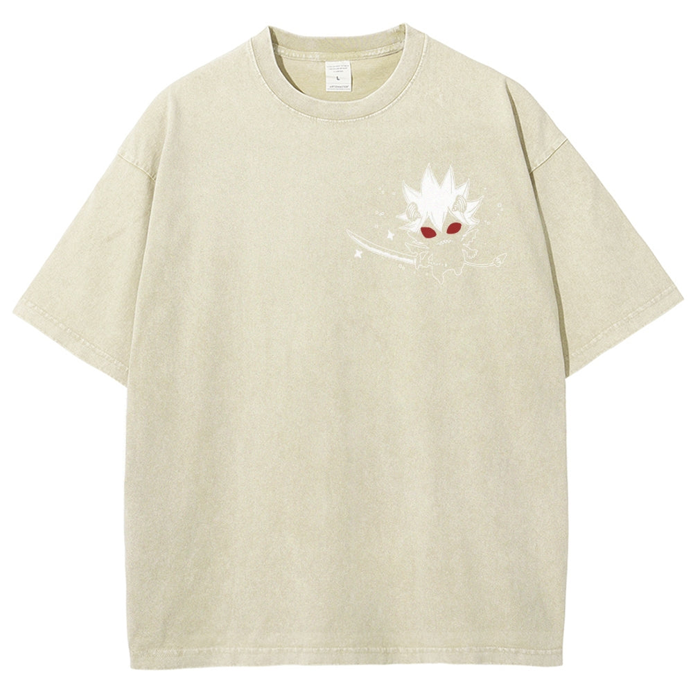 BLACK CLOVER Unisex Fit Washed T-Shirt 2502008163