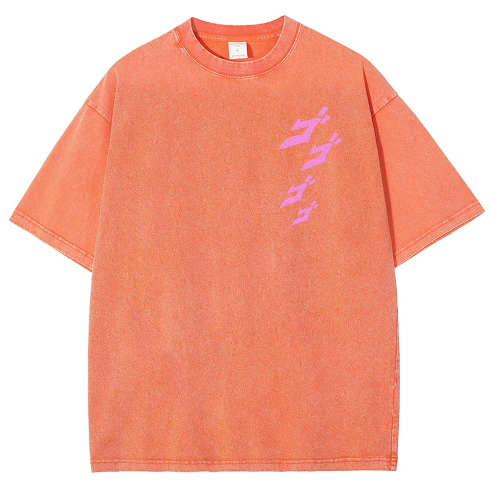 Jojo's Bizarre Adventure Unisex Fit Washed T-Shirt 2503001637