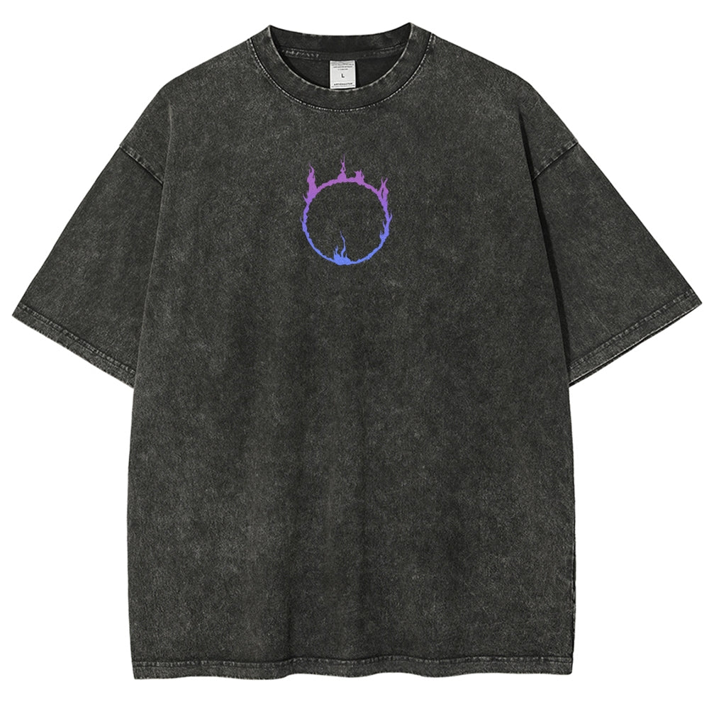Dark Souls Unisex Fit Washed T-Shirt 2503003258