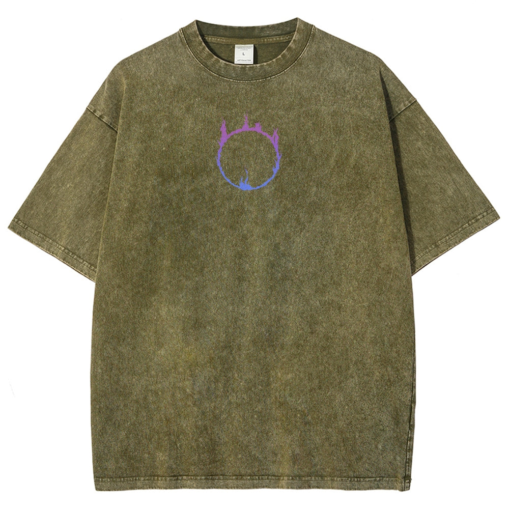 Dark Souls Unisex Fit Washed T-Shirt 2503003258