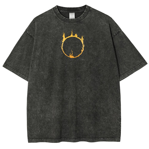 Dark Souls Unisex Fit Washed T-Shirt 2503003274