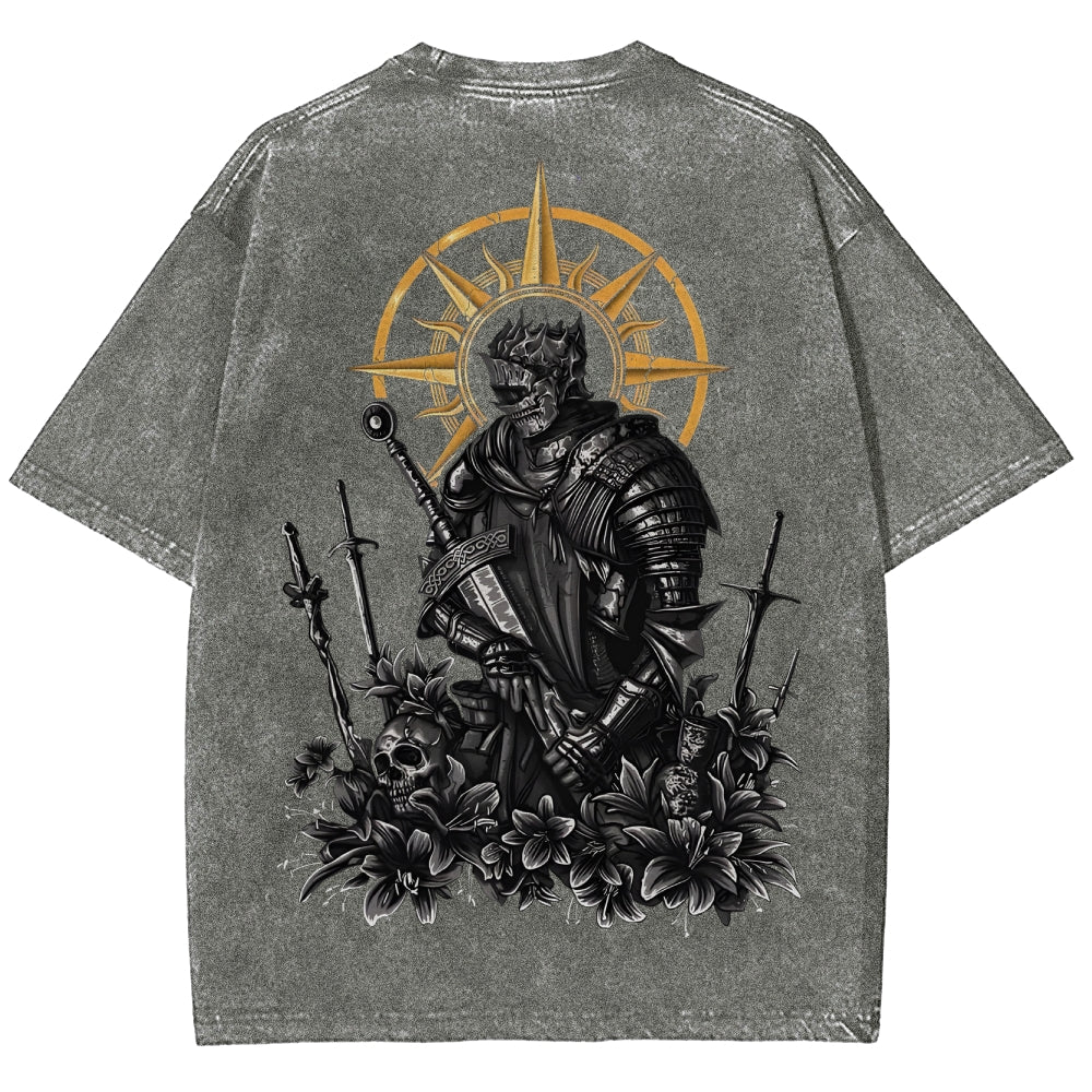 Dark Souls Unisex Fit Washed T-Shirt 2503003274