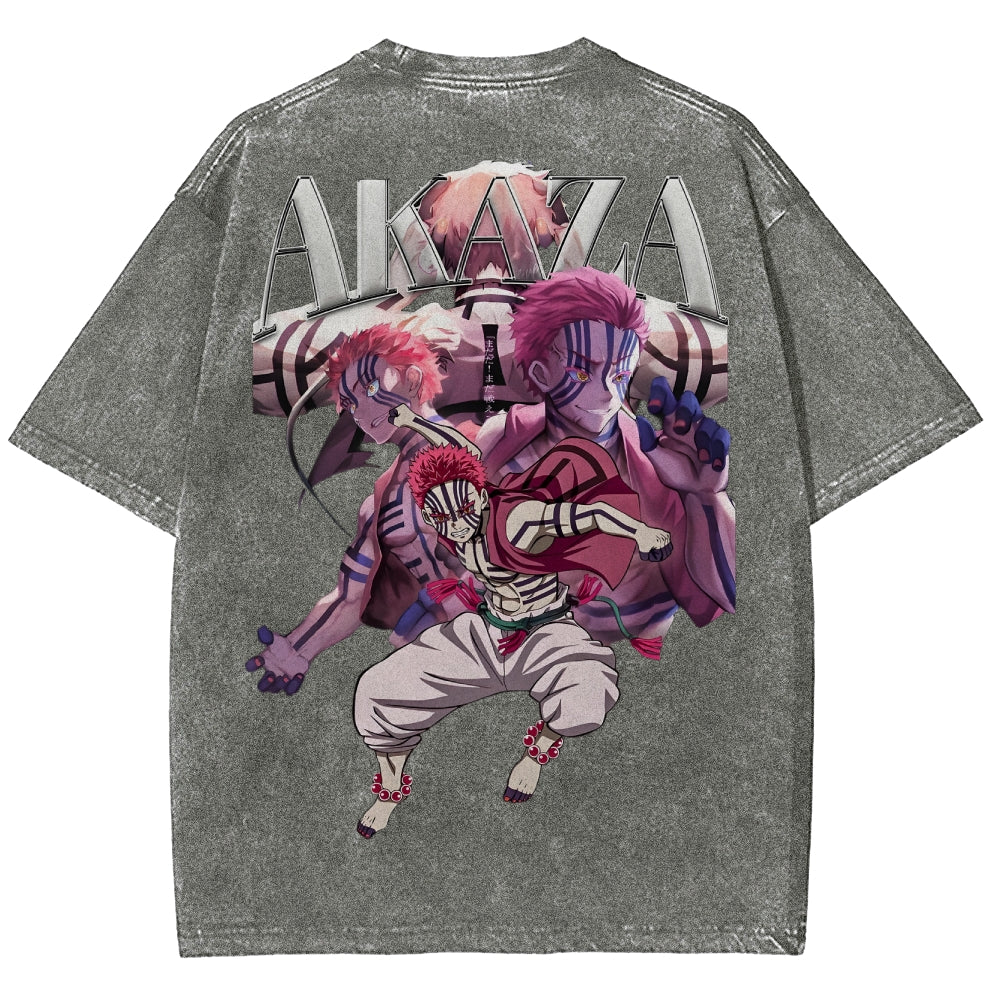 Demon Slayer Unisex Fit Washed T-Shirt 2503005372