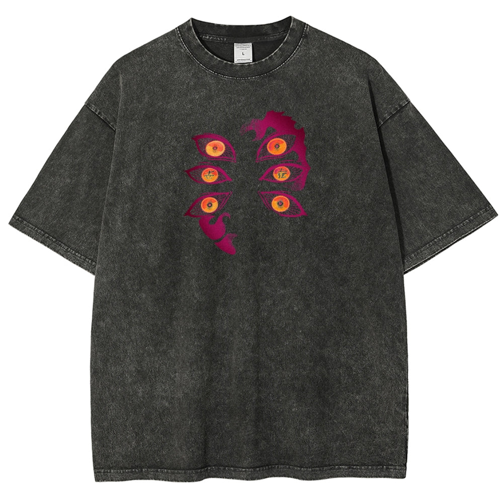 Demon Slayer Unisex Fit Washed T-Shirt 2503005412