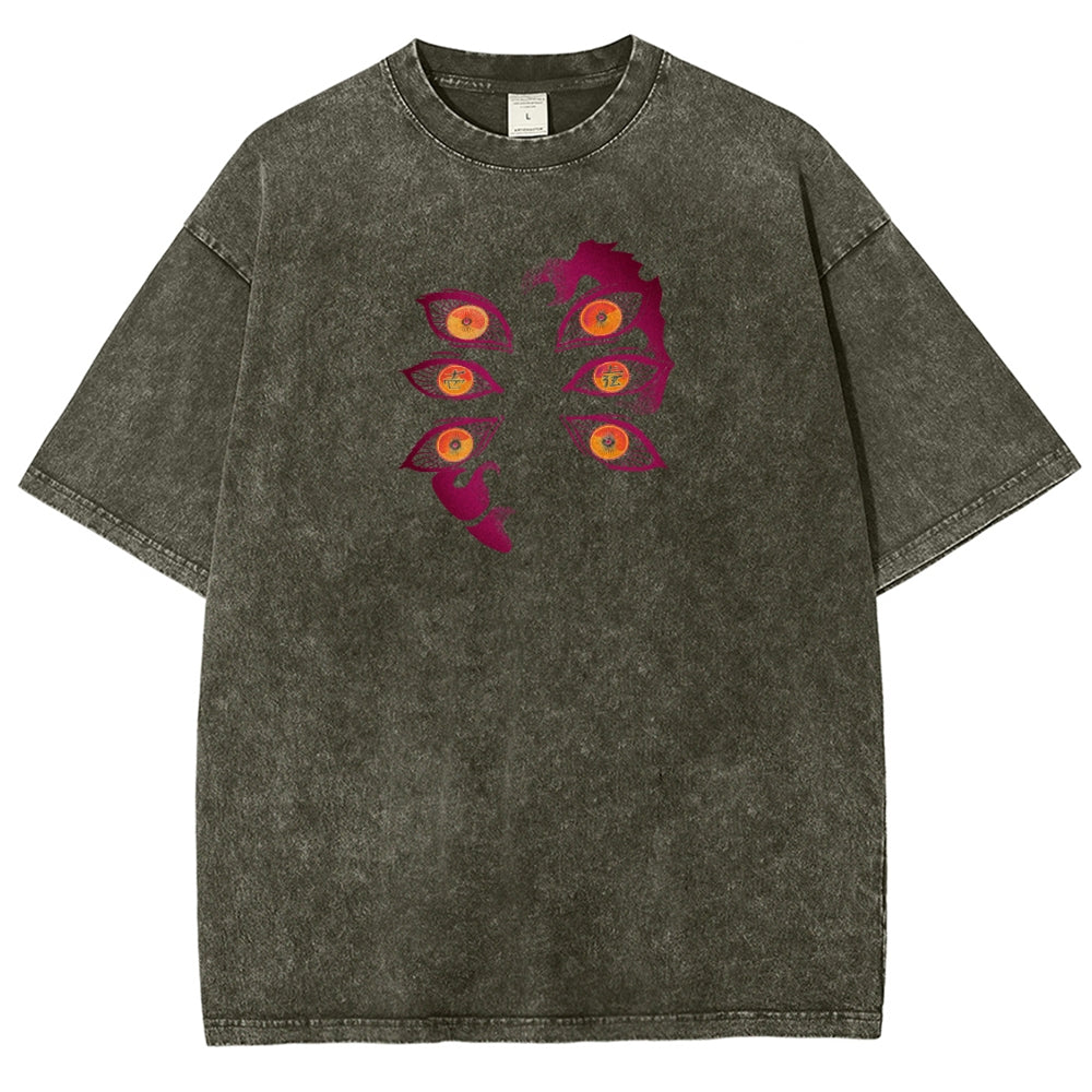 Demon Slayer Unisex Fit Washed T-Shirt 2503005412