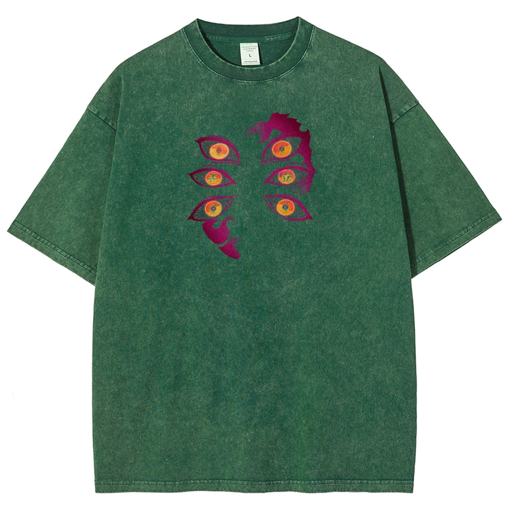 Demon Slayer Unisex Fit Washed T-Shirt 2503005412