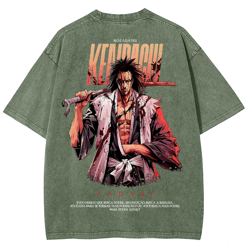 Bleach Unisex Fit Washed T-Shirt 2504005406