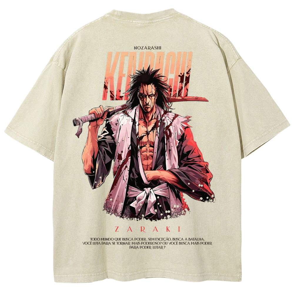 Bleach Unisex Fit Washed T-Shirt 2504005406