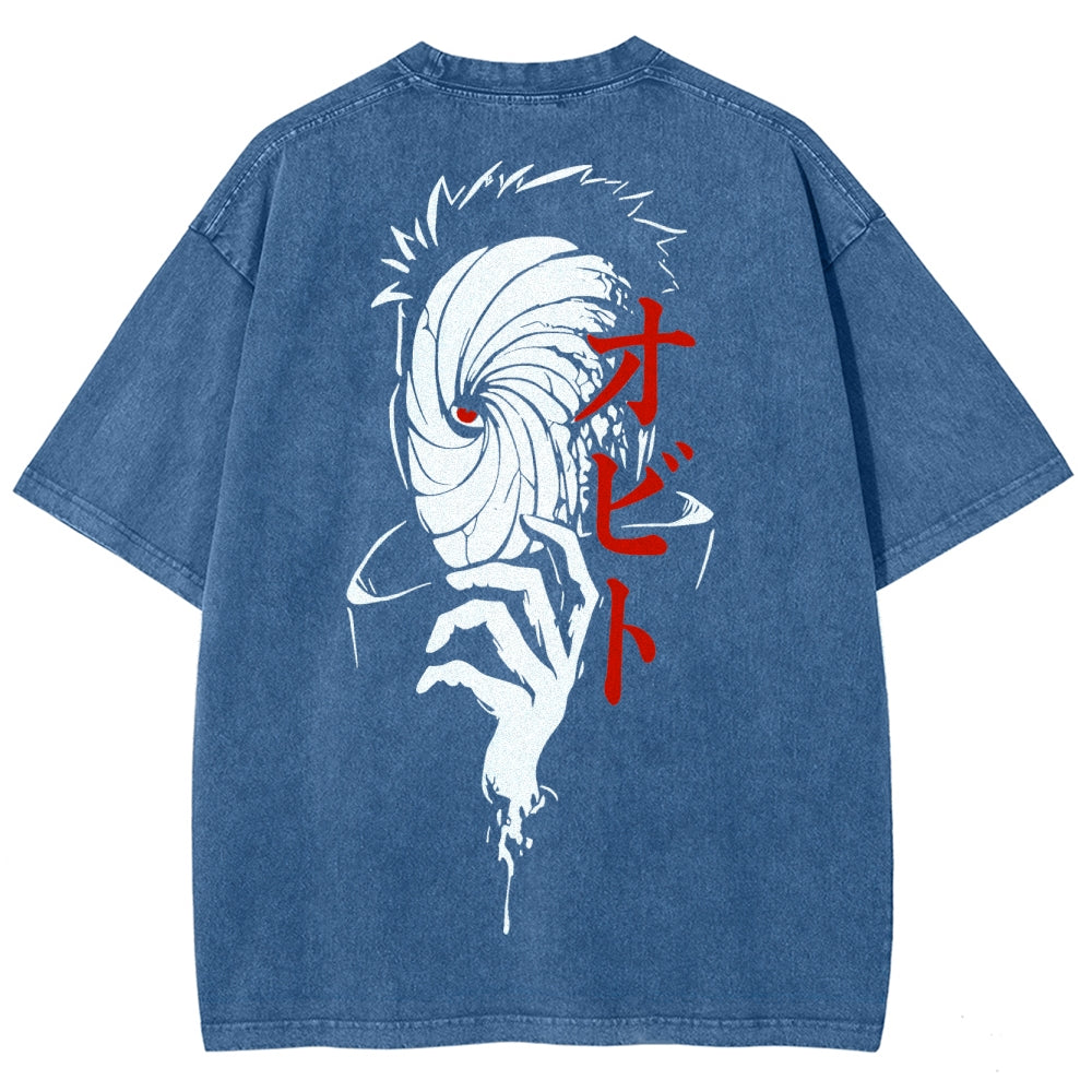 Naruto Unisex Fit Washed T-Shirt 2504009778