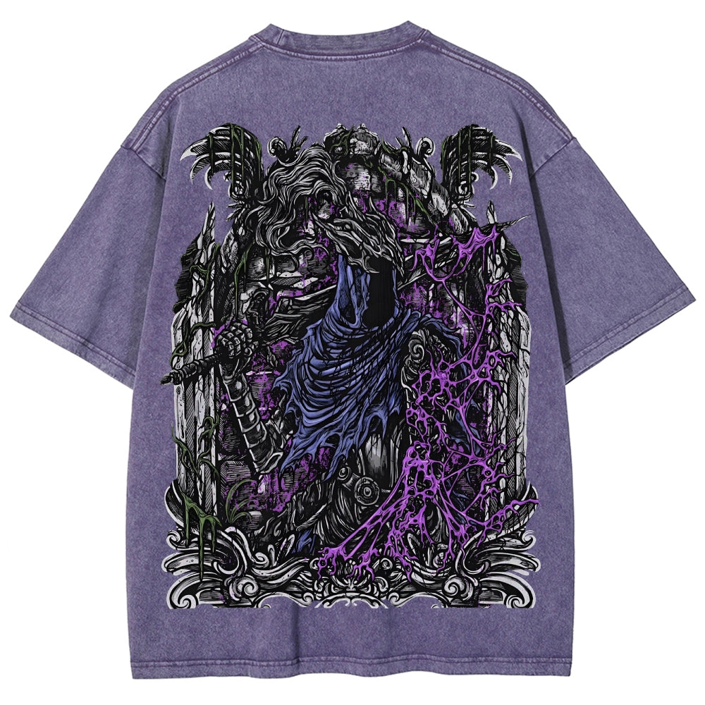 DARK SOULS Unisex Fit Washed T-Shirt 2505003211