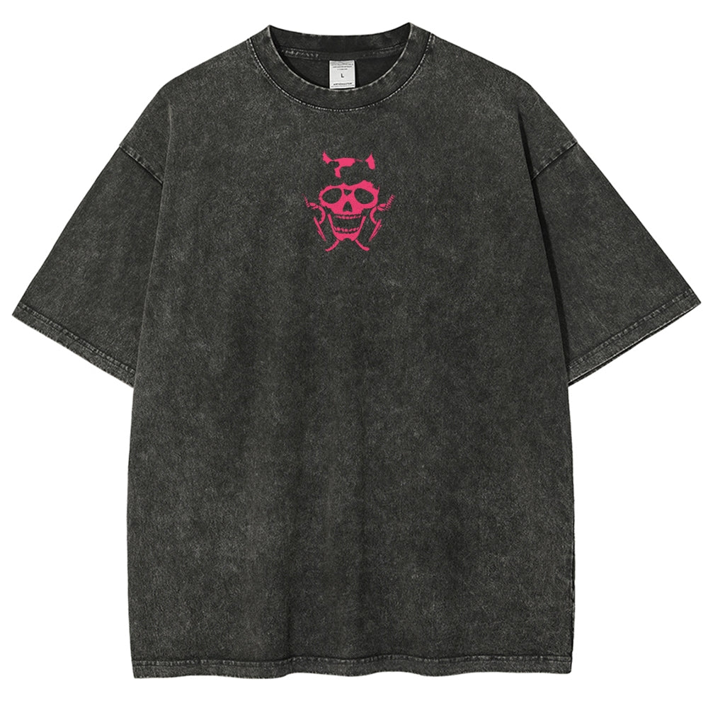 Jojo's Bizarre Adventure Killer Queen Unisex Fit Washed T-Shirt 2505008048