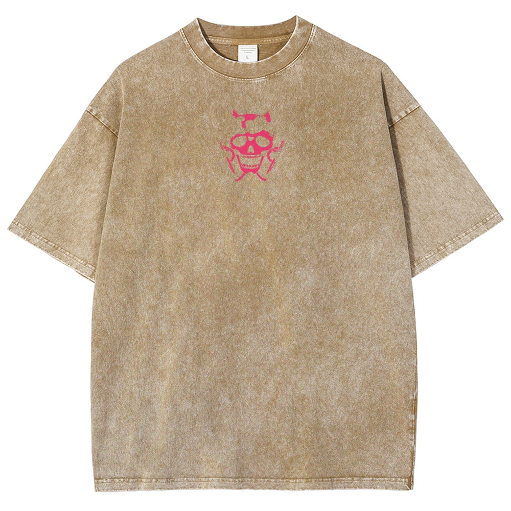 Jojo's Bizarre Adventure Killer Queen Unisex Fit Washed T-Shirt 2505008048