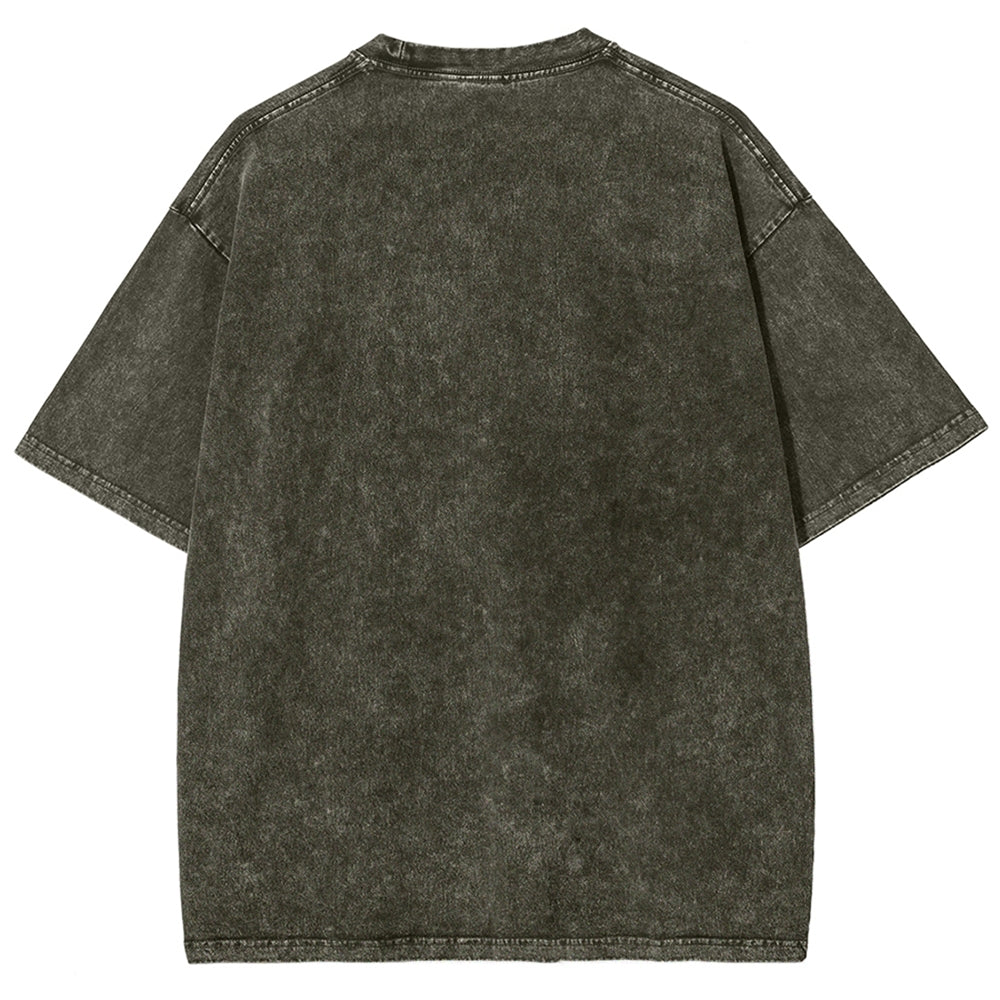 Jojo's Bizarre Adventure Unisex Fit Washed T-Shirt 2603019608