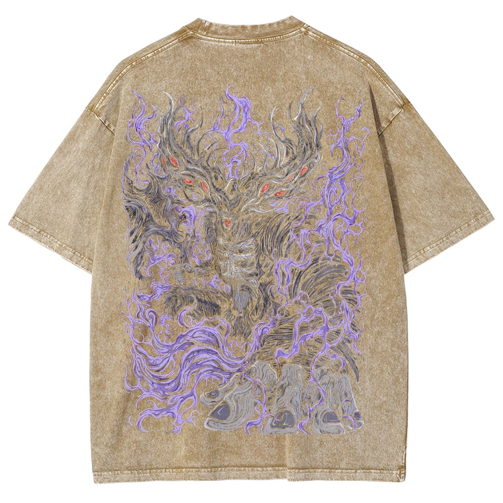 Dark Souls Unisex Fit Washed T-Shirt 2506018882