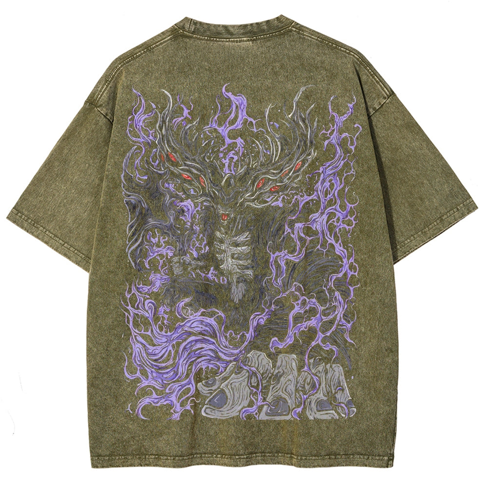 Dark Souls Unisex Fit Washed T-Shirt 2506018882