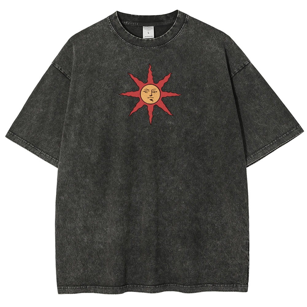 Dark Souls Unisex Fit Washed T-Shirt 2506018907