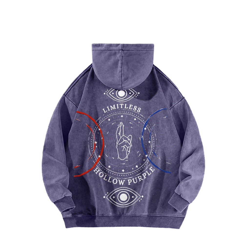 Jujutsu Kaisen Casual Washed Hoodies 2506023263