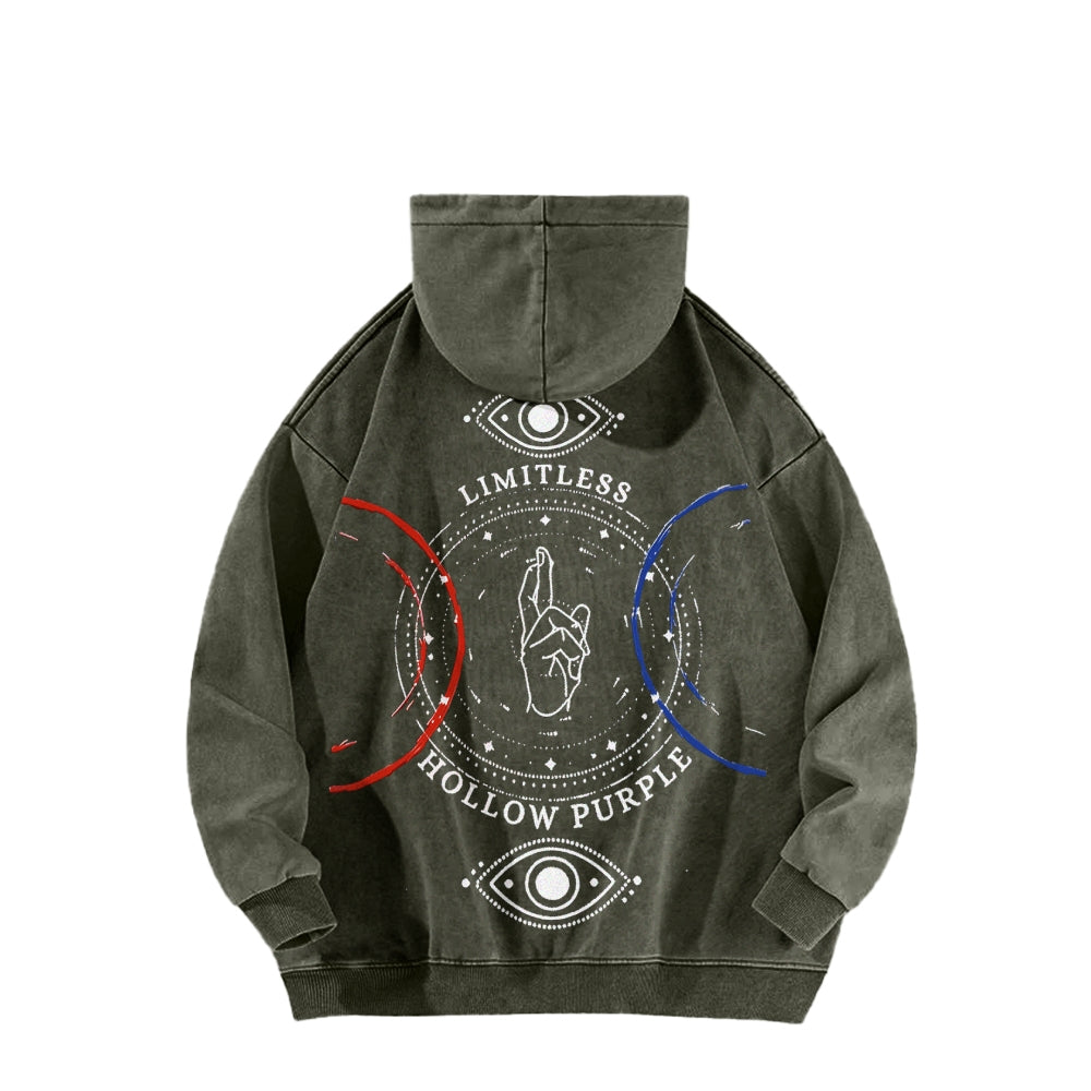 Jujutsu Kaisen Casual Washed Hoodies 2506023263