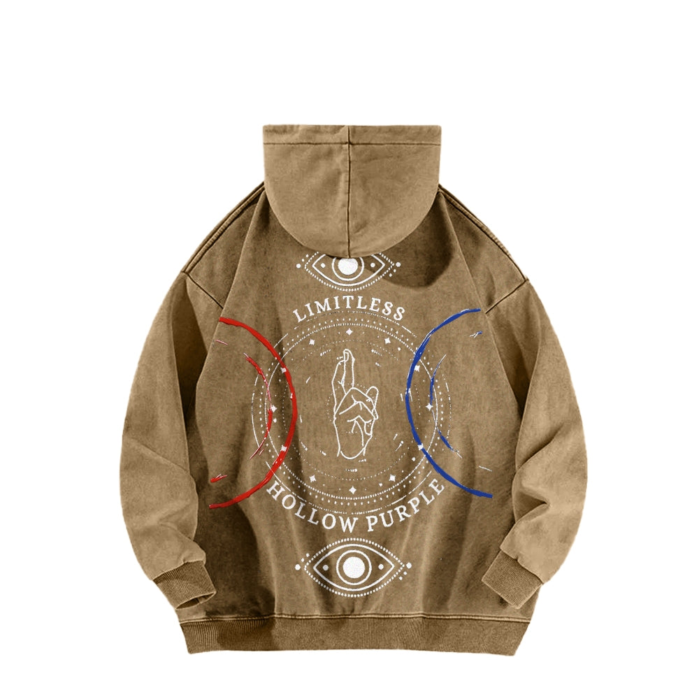 Jujutsu Kaisen Casual Washed Hoodies 2506023263