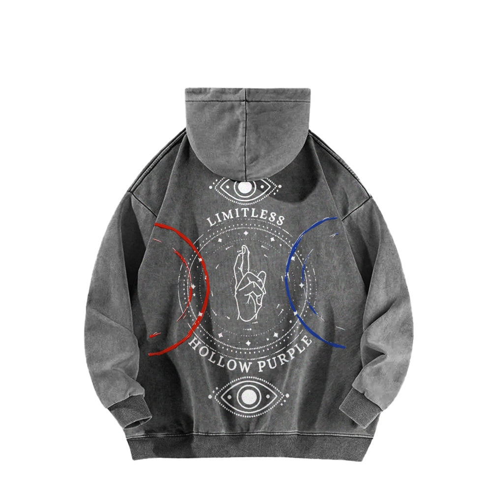 Jujutsu Kaisen Casual Washed Hoodies 2506023263