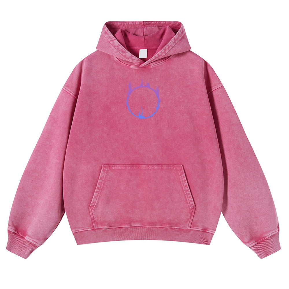 Dark Souls  Casual Washed Hoodies 2506023615