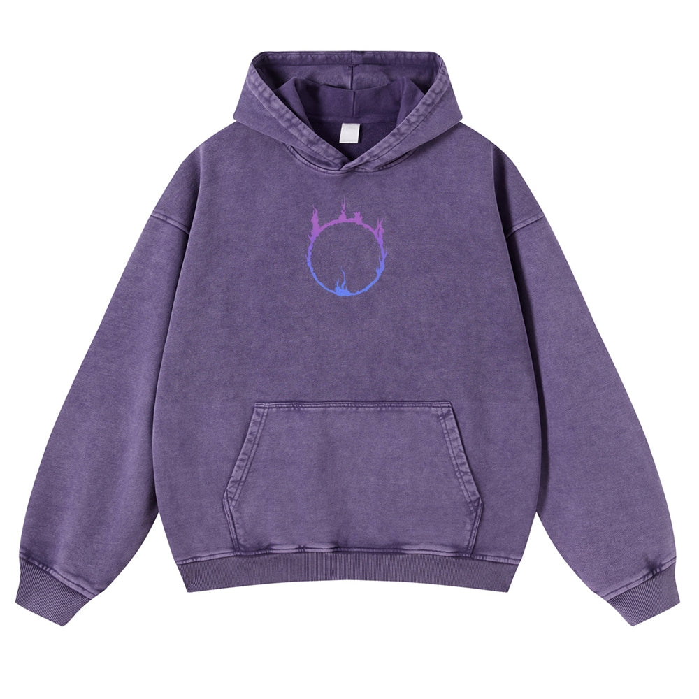 Dark Souls  Casual Washed Hoodies 2506023615