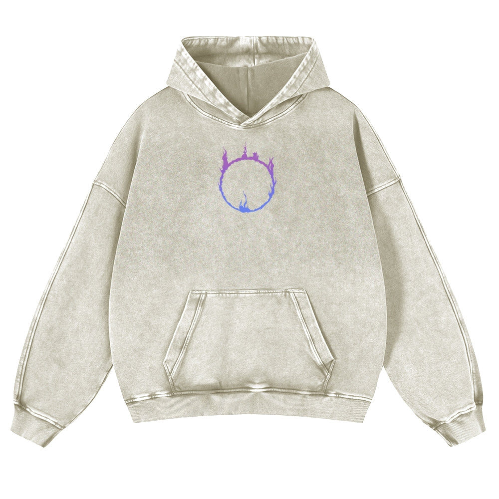 Dark Souls  Casual Washed Hoodies 2506023615