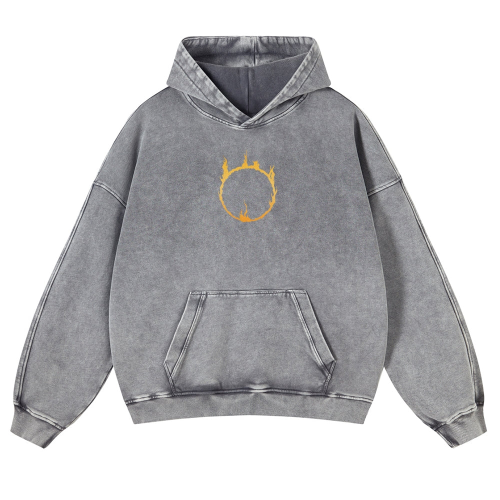 Dark Souls Casual Washed Hoodies 2506023623