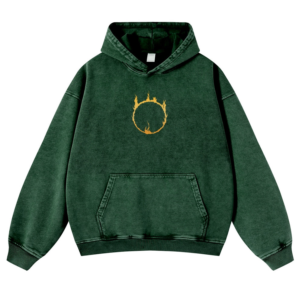 Dark Souls Casual Washed Hoodies 2506023623