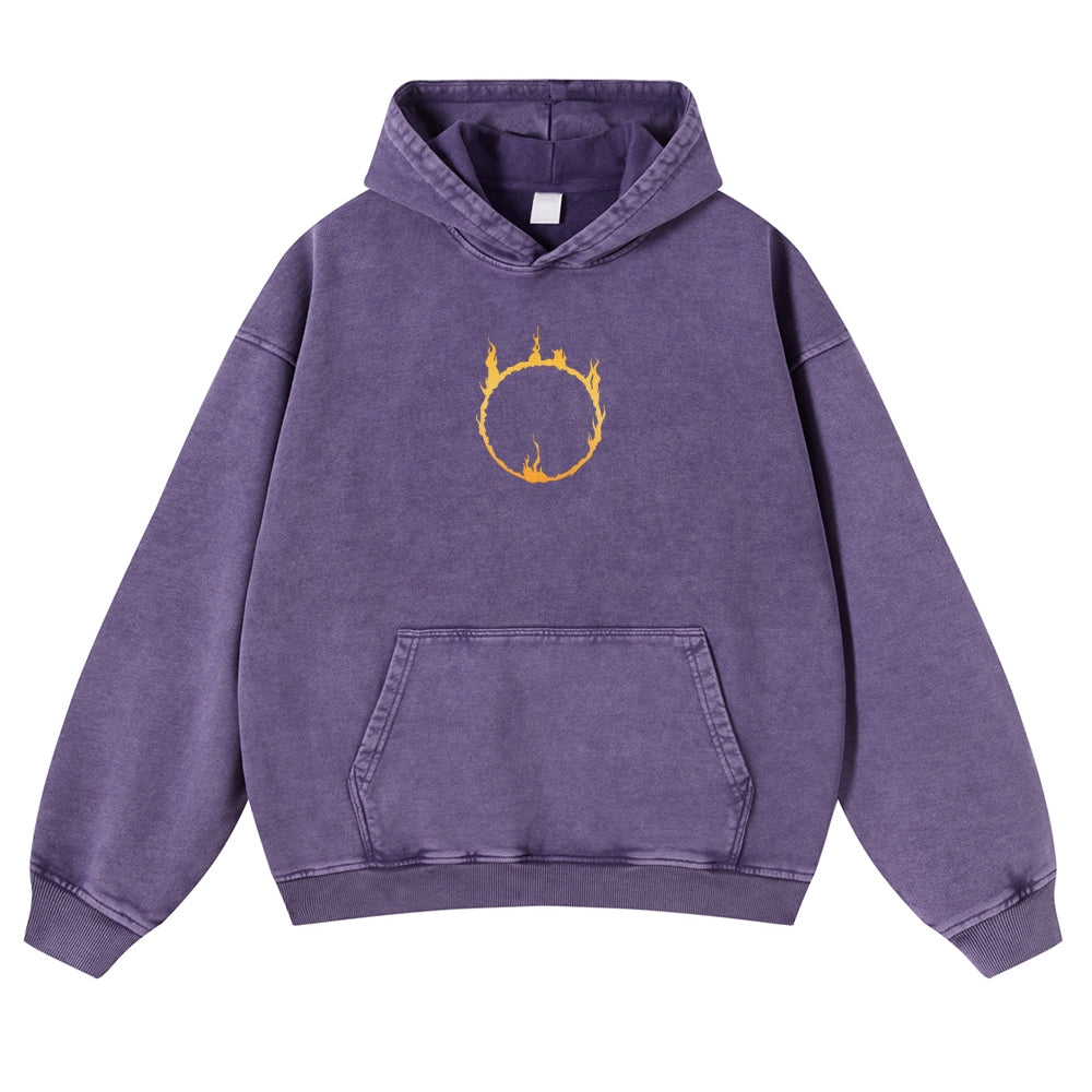 Dark Souls Casual Washed Hoodies 2506023623
