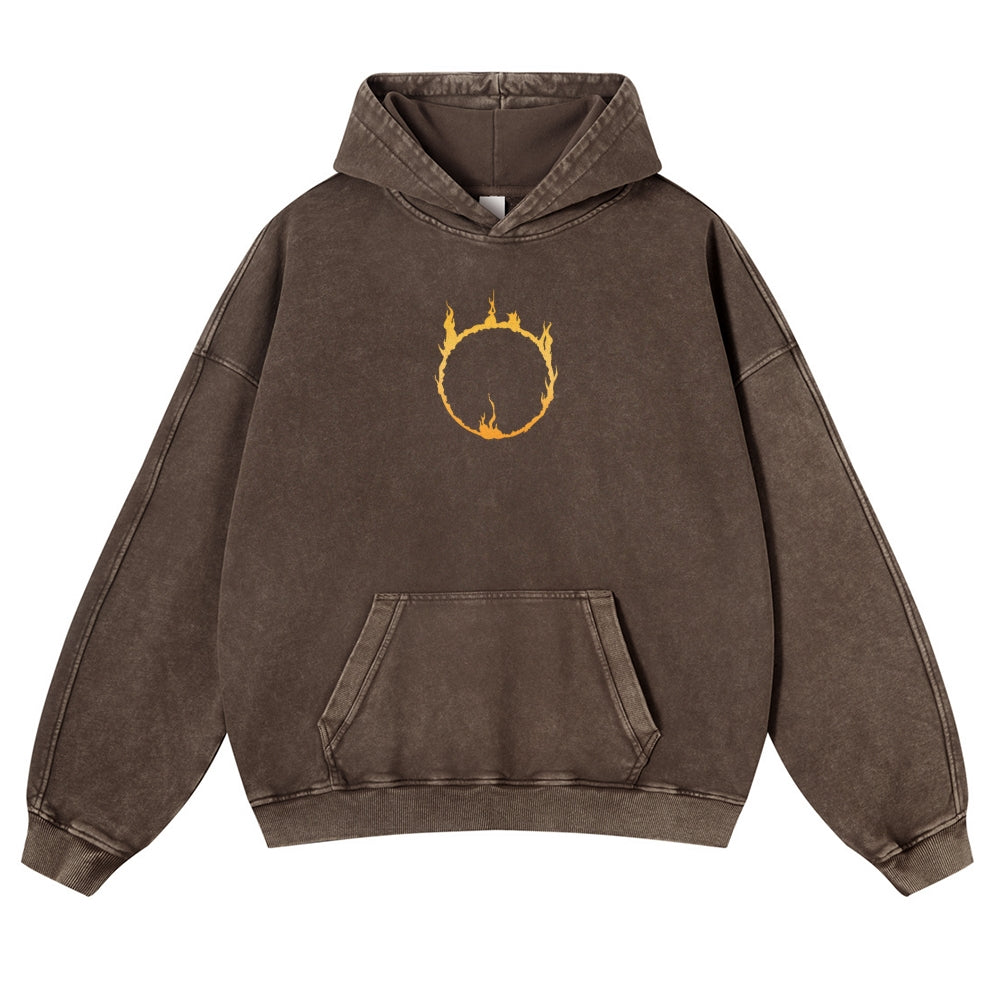 Dark Souls Casual Washed Hoodies 2506023623