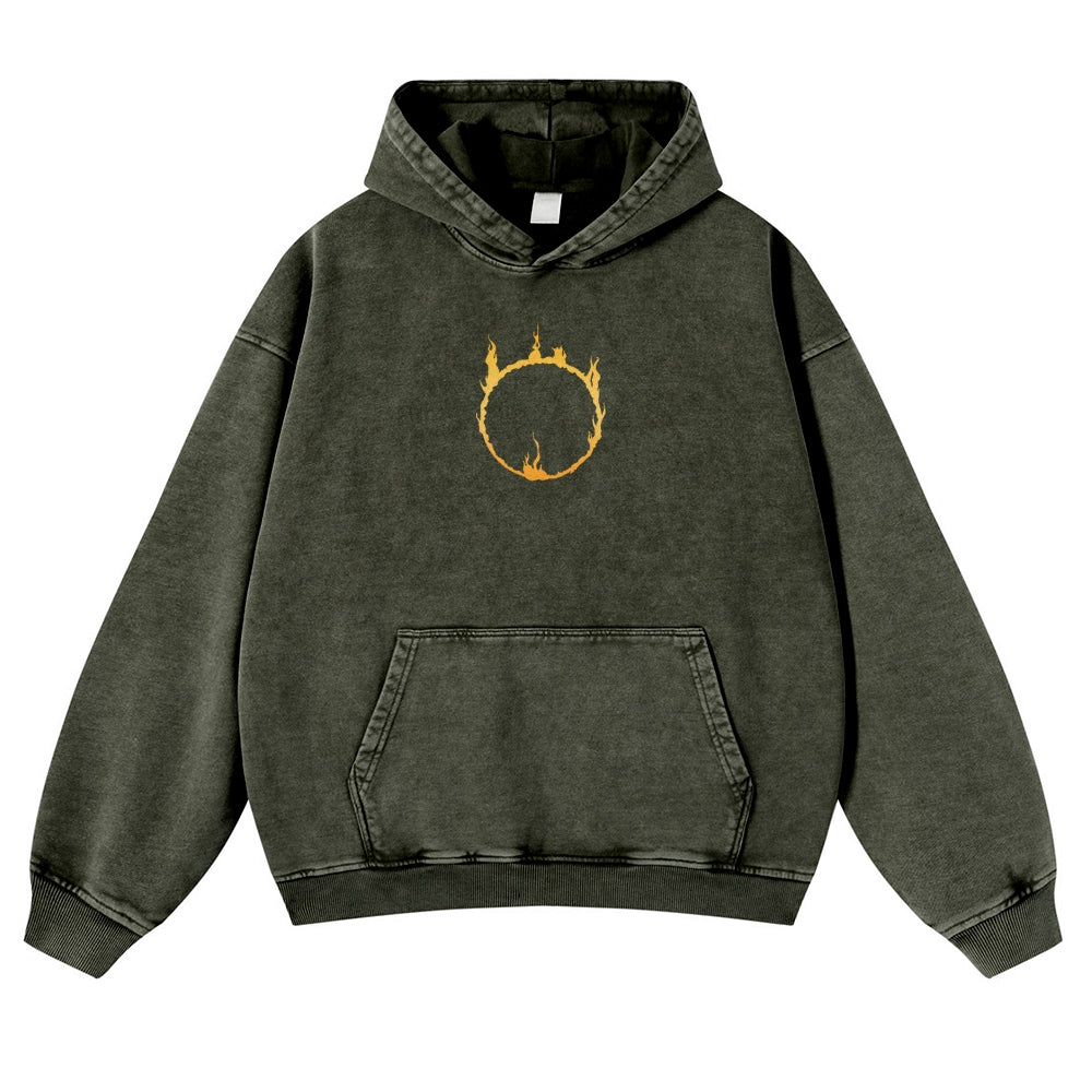 Dark Souls Casual Washed Hoodies 2506023623