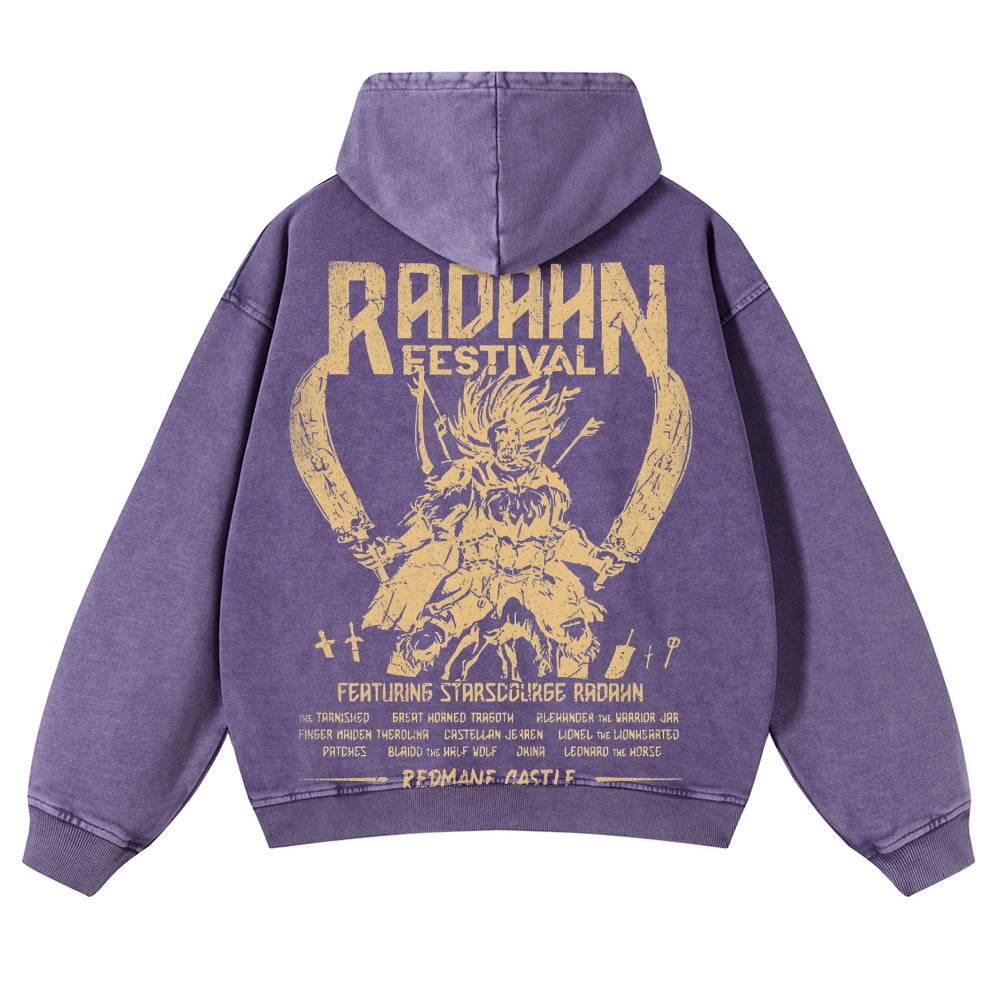 Elden Ring Casual Washed Hoodies 2506023731