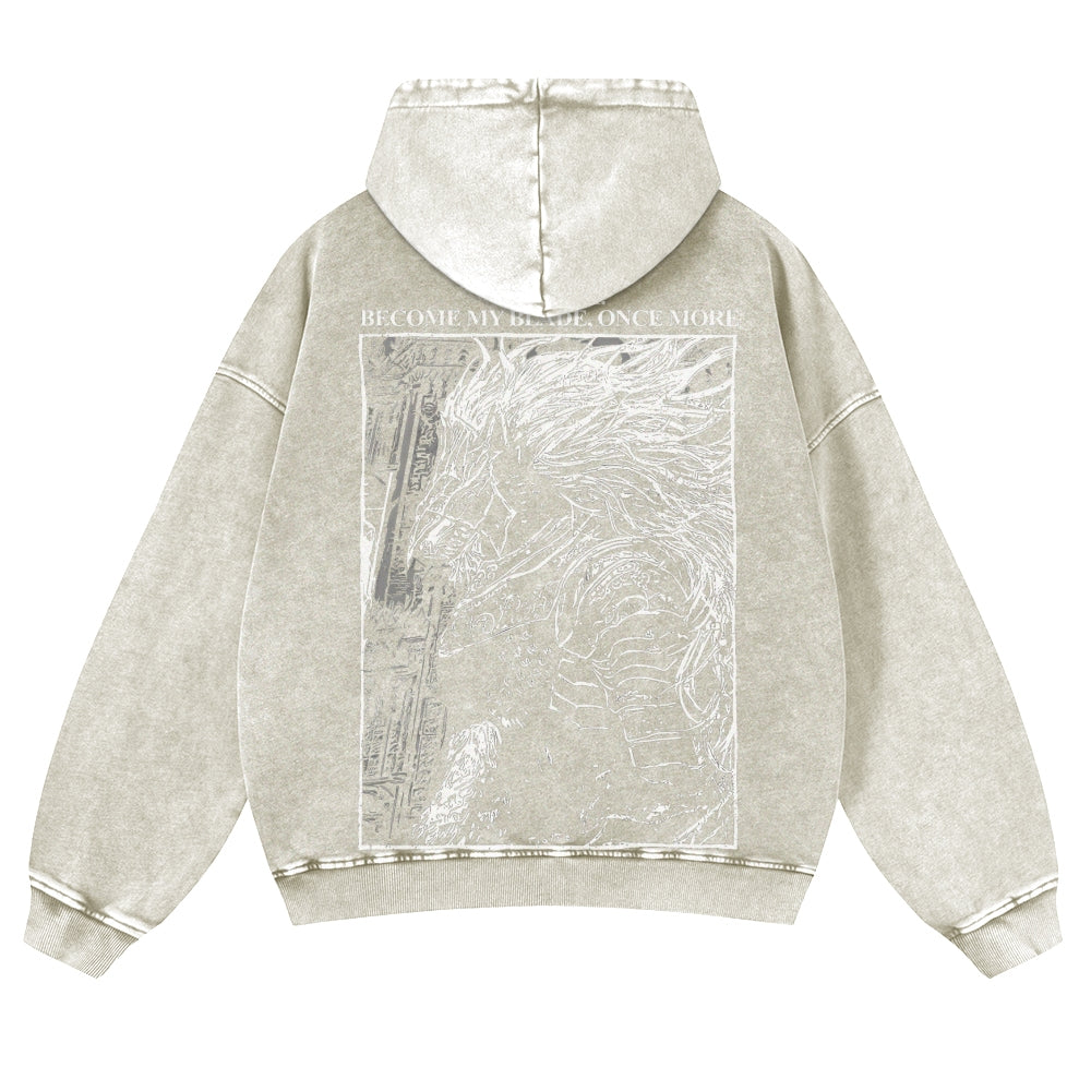 Elden Ring Casual Washed Hoodies 2506023739
