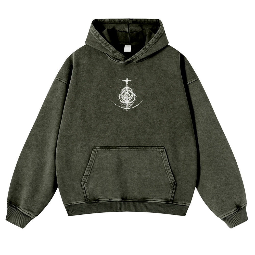 Elden Ring Casual Washed Hoodies 2506023739
