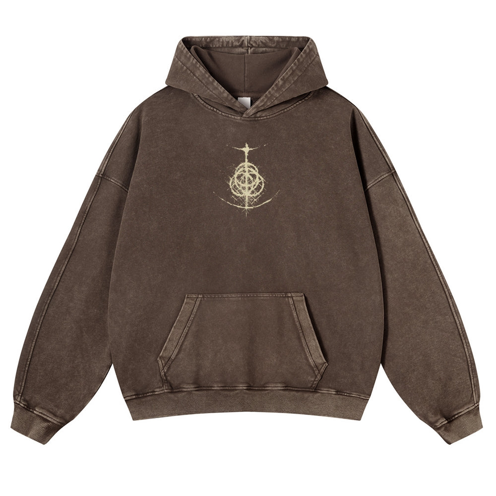 Elden Ring Casual Washed Hoodies 2506023927