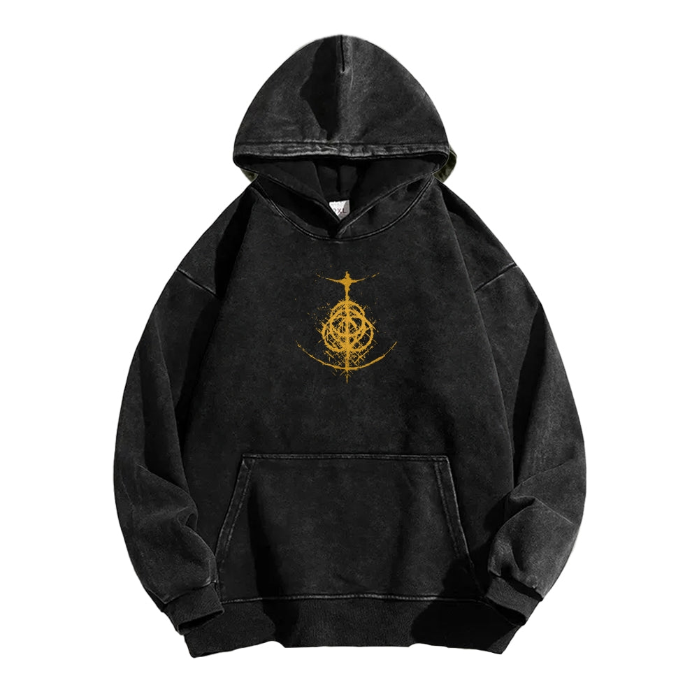 Elden Ring Casual Washed Hoodie 2507012107