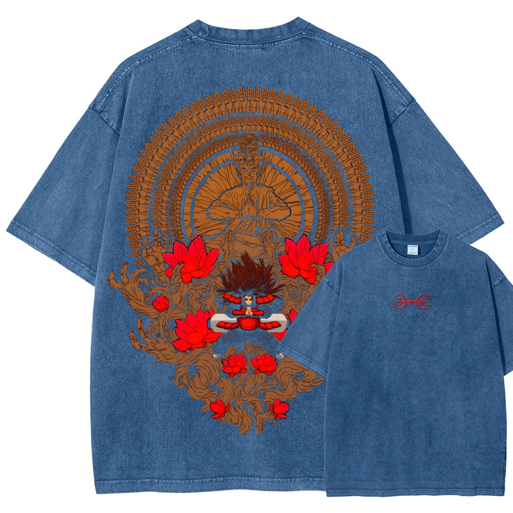 Naruto Unisex Fit Washed T-Shirt 2507012467