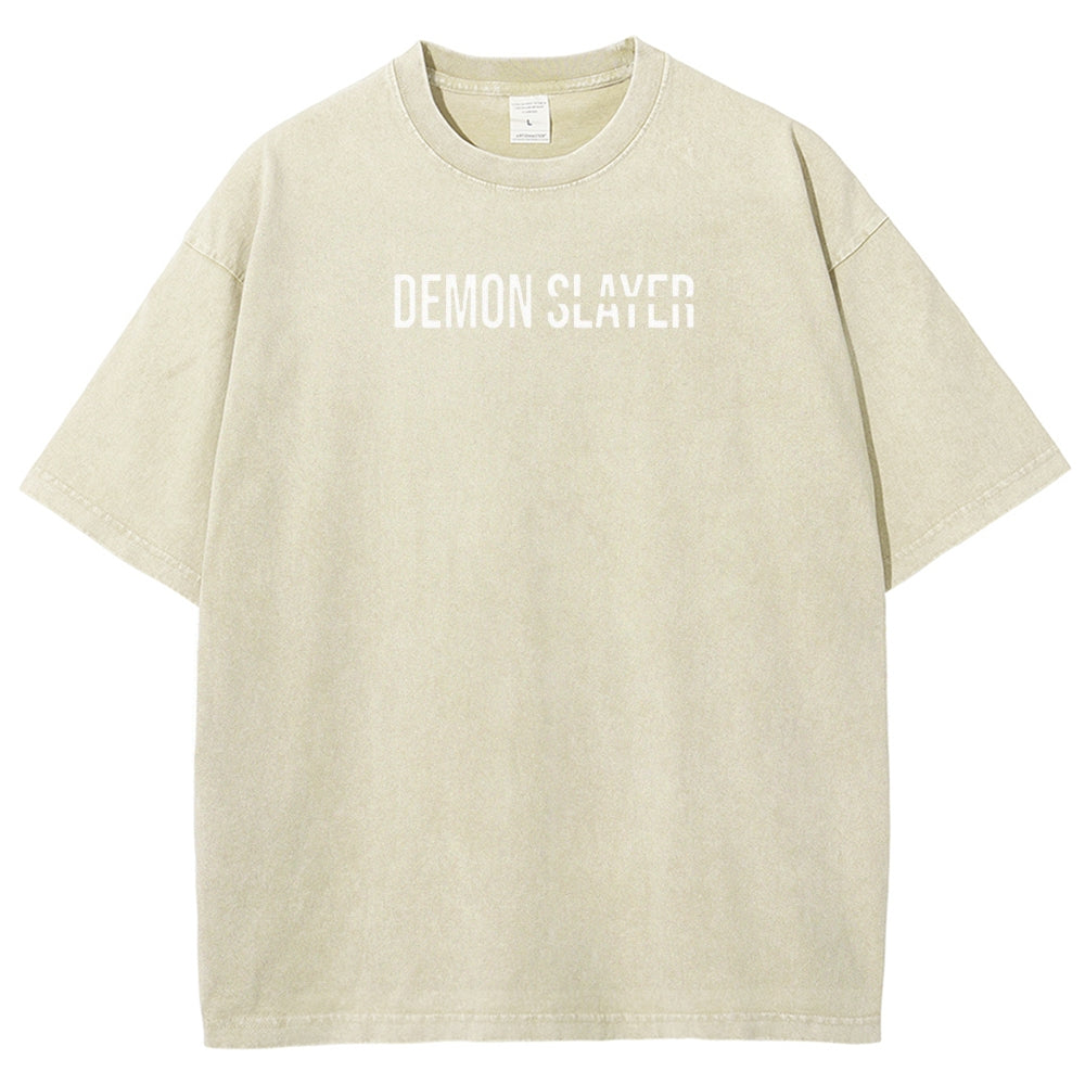 Demon Slayer Unisex Fit Washed T-Shirt 2507024159
